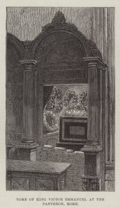 Tomb of King Victor Emmanuel at the Pantheon, Rome by Frank Watkins